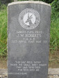 Ladysmith Garden of Remembrance Grave 328633 Pupil Pilot JW Roberts SAAF 1943