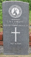 Ladysmith Garden of Remembrance Grave  Lt IAC Corlett GSC 1941