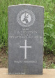 Ladysmith Garden of Remembrance Grave  Major TA stevenson SAAC 1945
