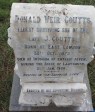 Ladysmith - Intombi Camp Cemetery - Grave - Donald Weir Coutts - Jan 1900 - Enteric Fever at Intomba -