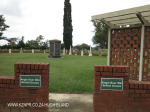 Ladysmith Garden of Remembrance Grave  Anglo Boer War entrance
