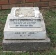 Ladysmith Garden of Remembrance Grave DEvonshire Regiment 1900 on Wagon Hill)