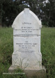 Ladysmith Garden of Remembrance Grave  Dr W Carey 1901 and Margaret