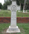 Ladysmith Garden of Remembrance Grave Lt Bradbury 1899 Gordon Highlanders
