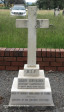 Ladysmith Garden of Remembrance Grave Lt Joseph Cunningham Royal Irish Rifles