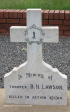 Ladysmith Garden of Remembrance Grave Trooper BH Lawson 1900 Border Mounted Rifles
