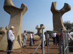 Platrand Burgher Monument  - upreaching hands (6).