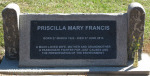 Lidgetton St Mathews Church Cemetery Grave  Priscilla Francis 2014