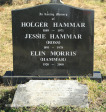 Lions Bush Farm Cemetery grave Holger and Jessie Hammar and Elin Morris