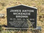Lions Bush Farm Cemetery grave James Anton Mckenzie