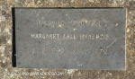 Lions Bush Farm Cemetery grave Margaret Lall McKenzie 1979