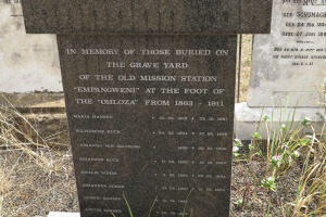 LOSKOP LUTHERAN CHURCH - Cemetery