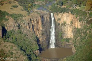 Howick,Howick Falls and Midmar Dam - from the Air