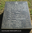 Dundee Cemetery - Grave - Military -Boer War - those killed Nonweni 28 July 1901 -