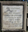 Sydenham 45 Sherwood Forresters Plaque Adams Crescent and Jan Smuts 29.502 S 30.58.7 E (2)