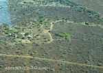 Mkuze - Derelict farm house from air