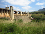 Nagle Dam flood retention dam and diversionary spillway (2)