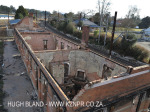Nottingham Road Railway Station burnt station buildings .(4)