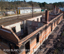 Nottingham Road Railway Station burnt station buildings (2)