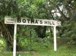 Bothas Hill Railway Station Sign -  R103 - S 29.45.15 E 30.44.40 Elev 741m (58)