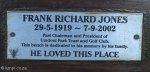 Umdoni Park Environmental Centre -  Plaque - Frank Richard Jones
