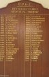 Umdoni Park Golf Course -  Honours Board - Reynolds Family Memorial Trophy