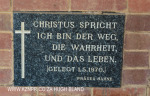 Bishopstowe - St Jakobi Lutheran Kirche Hall plaque