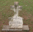 Fort Napier Cemetery wife of Conductor F Primett 1906