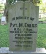 fort-napier-military-cemetery-grave-pte-m-evans-22-regt-1870