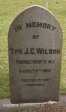 Fort Napier Cemetery Trooper JC Wilson 1900
