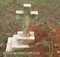 Fort Napier Cemetery unreadable grave