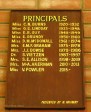 PMB Girls High - Honours Boards - Principals -  (2)