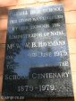 russell-high-school-entrance-plaque-centenary-1979