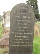 Voortrekker Cemetery East grave james Thomson 1915 & John Russell1934