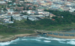 Port Shepstone Umzimkulu River mouth from air (1)