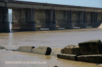 Umzimkulu mouth bridge and old training harbour walls (3)