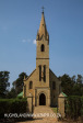 Reichenau Church fron facade  entrance and Foundation stone 1898 (2)