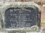 Richmond Cemetery - Grave - Katie Christiana McKenzie 1958