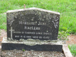 Richmond Cemetery - Grave - Margaret Jane Maclean 1980