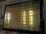 Richmond St Marys Anglican Church 1852 - Plaque OH Nicholson - 1918 - 1918