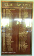 Greyville Royal Durban Golf Club honours boards Club Captains. (1)