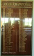 Greyville Royal Durban Golf Club honours boards Club Champions. (2).