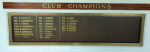 Greyville Royal Durban Golf Club honours boards Club Champions. (3).