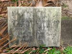 Scottburgh Cemetery grave Ruth & Thomas James