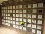 Scottburgh Cemetery grave wall or remembrance