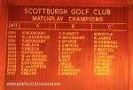 Scottburgh Golf Club honours boards Match Play Champions). (1)