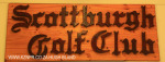 Scottburgh Golf Club sign