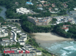 Uvongo Beach & Falls from air - Road Bridge & beach (5)
