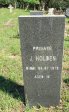 Stanger Cemetery - Grave Pvt J Holden 4 July 1879