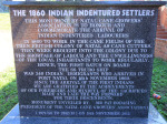 Stanger - Kwadakuza Library - Balcolm Street - Indentured Settler Statue (4)